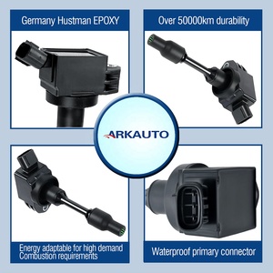 Bobina de Encendido ARKAUTO 90919-02281 para <span class=keywords><strong>Toyota</strong></span> <span class=keywords><strong>Yaris</strong></span> Aygo PASSO TANK SUBARU JUSTY <span class=keywords><strong>1.0</strong></span> CITROEN C1 PEUGEOT 108 1KRFE/1KRVET - Product Image 2