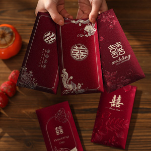 New Year's <b>Red</b> Envelopes/Lucky Money Envelopes, 2026 New Style, Lunar New Year Greetings and Lucky Money Wallets, Spring - Product Image 4