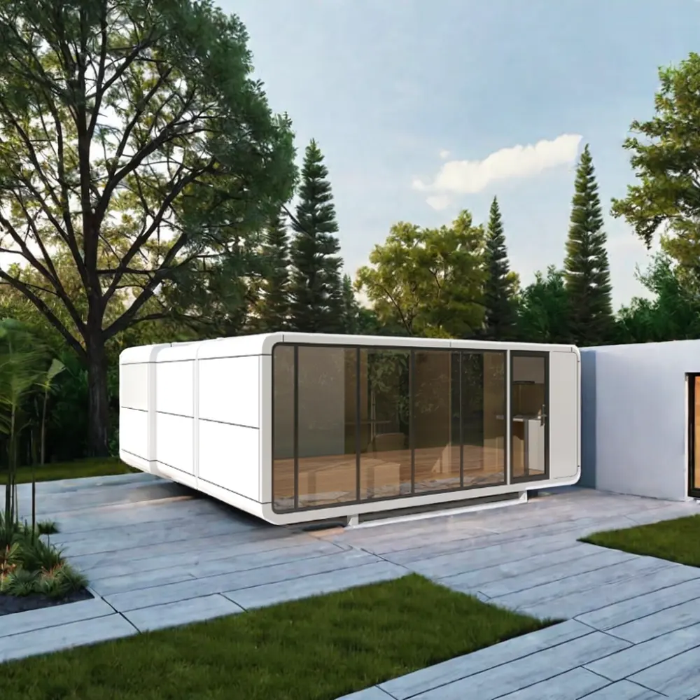 Luxe Moderne Tuin Prefab Verzending Container Huis Te Koop Canada Standaard Uitbreidbare Opvouwbare Opvouwbare Serre Glazen Huis