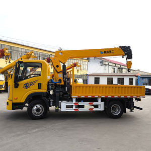 Prêt à être expédié : Camion grue à bras articulé de 4 à 10 tonnes avec une grande capacité de chargement pour la construction de poteaux de télécommunications - Product Image 5