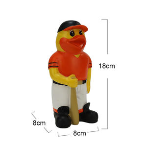 Mini alcancía de resina y Material de esmalte de PVC personalizado, estatua de pato de Animal bonito para colección de niños, regalo para niños, Huchas de muñecas - Product Image 4