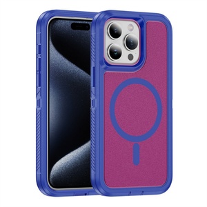 เคสแข็งแบบแม่เหล็กสำหรับ iPhone 16 Pro Max 16 Plus 15 Pro Max 14 1 12 11 ป้องกันการตกกระแทก - Product Image 5