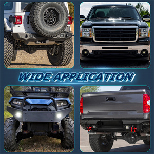 12-24 <span class=keywords><strong>Volt</strong></span> siêu sáng 4x4 offroad lái xe đèn sương mù 60W 4.7 inch tuôn ra gắn đèn LED 12V - Product Image 6