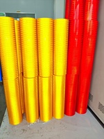 Ruban Réfléchissant Prismatique EGP Haute Visibilité en PVC, Très Adhésif, Déchirable, Imprimable, pour Signalisation Routière, Certifié ECE, Blanc, Excellent, Faible Coût