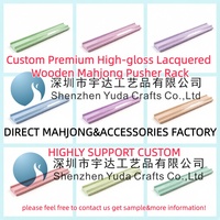 Support de rangement portable pour Mahjong, rose, noir, vert, bleu, blanc, orange, mini support pour tuiles de Mahjong, kit de jeu, fournisseur