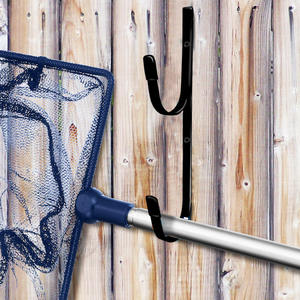 Gancho Doble de Metal para Pared, 21.6 cm, Negro, para Guardar Anillos Salvavidas de Piscina, Uso Doméstico - Product Image 5