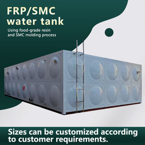 Réservoir <span class=keywords><strong>d</strong></span>'<span class=keywords><strong>eau</strong></span> en fibre de verre moulé par pressage FRP, haute résistance, pour <span class=keywords><strong>eau</strong></span> potable et réservoir <span class=keywords><strong>d</strong></span>'incendie - Product Image 1