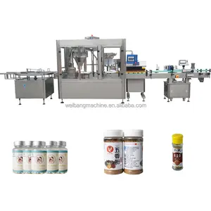 WB-FX1 10-1000ml Pepper Spices Milk Powder Protein Powder Automatic Powder Filling Production Line