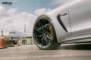 Jantes en alliage de <span class=keywords><strong>voiture</strong></span> 18 - 22 pouces 5x114.3, jantes de rechange noires et rouges pour BMW et McLaren Ford Mustang 2007 <span class=keywords><strong>2021</strong></span> - Product Image 2
