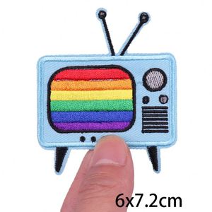 Patch brodé LGBT à thermocoller pour vêtements, patchs arc-en-ciel de haute qualité pour vêtements, DIY - Product Image 6