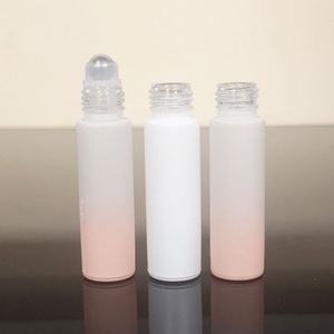 Luxury Small 5ml 10ml 15ml Gemstone Roller for Glass Essential Oil <b>Perfume</b> Botol Parfum Roll on <b>Bottle</b> with Screen Printing - Product Image 5