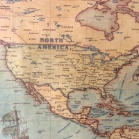 Décor à la maison 71*36cm carte du monde Vintage Journal affiche rétro monde Globe carte personnalisé Atlas affiche décoration maison accessoires