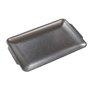 Juego de Bandejas Apilables para Servir Alimentos, Color Gris Nieve Mate, Platos para Cena, para Restaurante de Barbacoa Coreana, Exhibición de Repostería, Postres, Filetes, <span class=keywords><strong>Pasta</strong></span> - Product Image 1