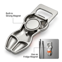 Abridor de Botellas Personalizado con Revestimiento de Aleación de Zinc 3D, Imán para Refrigerador de 4 Pulgadas, Impresión Digital, Abridor de Cerveza Promocional