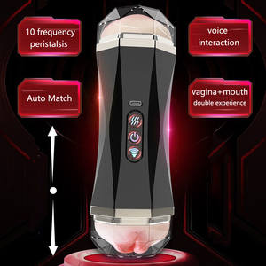 Jouets de masturbation orale et vaginale 2 en 1, Pocket Pussy, masturbateur masculin réaliste à double tête 3D pour hommes - Product Image 6