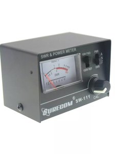เครื่องวัดกำลังไฟฟ้า SURECOM SW-111 100W SWR เครื่องทดสอบความแรงของคลื่นวิทยุ เครื่องมือวัดการสื่อสารผ่านเสาอากาศ L766 - Product Image 2