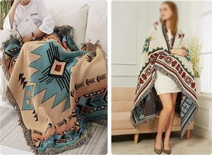 Manta tejida de algodón personalizada de nuevo diseño Ins, tapiz Jacquard, manta de picnic - Product Image 6