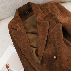 Chaqueta de gran tamaño para mujer, traje de trabajo con doble botonadura, chaqueta, <span class=keywords><strong>moda</strong></span> de oficina para mujer, traje de oficina para mujer - Product Image 6