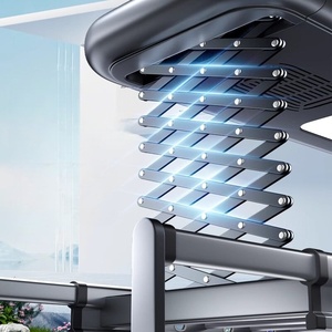 Home balcony intelligent telescopic automatic lifting folding electric drying rack - Product Image 3
