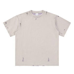 Camiseta Americana Vintage de Doble Uso RUICHI, 240G, 100% Algodón, Holgada, Informal, de Manga Corta, para Hombre <span class=keywords><strong>Joven</strong></span> - Product Image 6