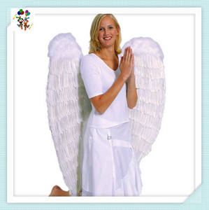 <span class=keywords><strong>Ali</strong></span> di <span class=keywords><strong>piume</strong></span> d'angelo di colore rosso angelico Devilish fatte a mano <span class=keywords><strong>con</strong></span> alone HPC-0863 - Product Image 5