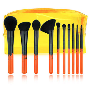 Ensembles de pinceaux de <span class=keywords><strong>maquillage</strong></span> <span class=keywords><strong>pour</strong></span> femmes de luxe personnalisé <span class=keywords><strong>pour</strong></span> <span class=keywords><strong>Halloween</strong></span> 10 pinceaux cosmétiques jaunes vitreux de haute qualité <span class=keywords><strong>pour</strong></span> correcteur <span class=keywords><strong>pour</strong></span> le <span class=keywords><strong>maquillage</strong></span> - Product Image 1