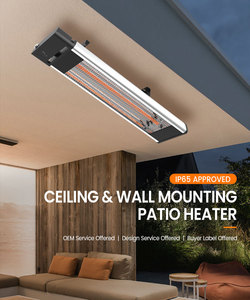 Chauffages muraux électriques de patio au design moderne avec réflecteur Lowes - Product Image 2
