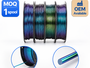 เส้นพลาสติก PLA ยี่ห้อ Yiqiu3D รุ่น Chameleon Magic Series ขนาด 1.75 มม. น้ำหนัก 1 กก. สำหรับเครื่องพิมพ์ 3 มิติ ให้ประกายระยิบระยับ ช่วยปกปิดรอยต่อระหว่างชั้นพิมพ์ สำหรับ Bambu Lab - Product Image 1