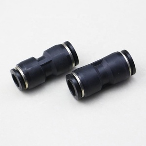 PU-6 PU-8 Air Fitting Airtac Push 6mm 8mm Hose Pneumatic Fitting Quick Connect Fitting PU Connector Plastic Fitting