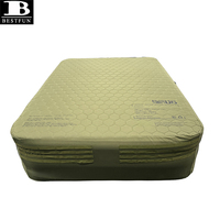 Matelas Gonflable Queen Size avec Pompe Électrique Intégrée Bonflag – Lit d'Air Tactique Surélevé pour Camping en Plein Air et Hôtes à Domicile