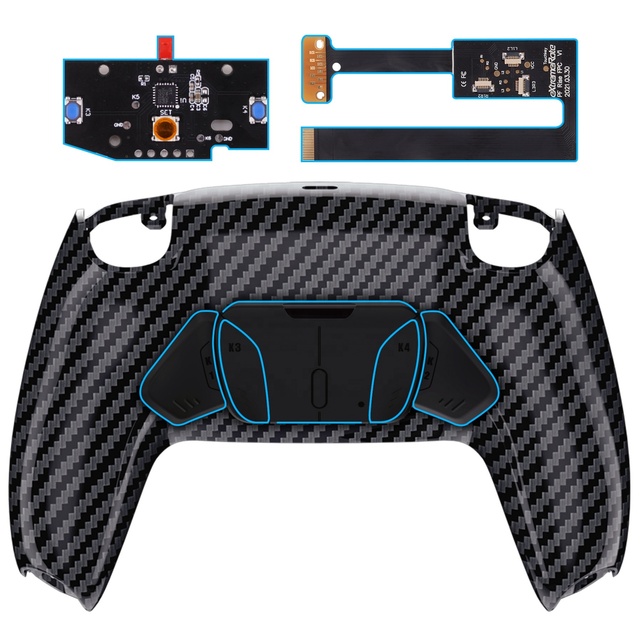 EXtremeRate RISE4 Back Button Remap Kit for PS5 Controller BDM-010/020 - Replacement Accessories Pro-Level Controller Mod
