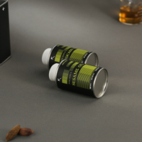 Récipients en métal vides d'huile d'olive pour aliments authentiques Conteneurs d'emballage de liquide 150ml Huile d'olive Boîte en fer blanc imprimée sur mesure Huile d'étain Ca