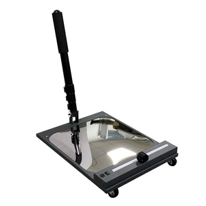 Trung Quốc Nhà sản xuất 300*300 mét vuông lồi gương với 4 bánh xe và có thể sạc lại <span class=keywords><strong>LED</strong></span> ánh sáng cho an ninh kiểm tra tìm kiếm - Product Image 4