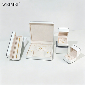 กล่องใส่เครื่องประดับ WEIMEI ดีไซน์หรูหรา ทนทาน สำหรับแหวน สร้อยคอ จี้ กำไลข้อมือ เหมาะสำหรับบรรจุภัณฑ์ระดับพรีเมียม ใช้สำหรับจัดแสดงและจัดเก็บ - Product Image 5