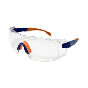 Wejump kacamata keselamatan spesifikasi dengan lensa bungkus antigores, sertifikasi ANSI Z87, kacamata keselamatan lengan dapat disesuaikan