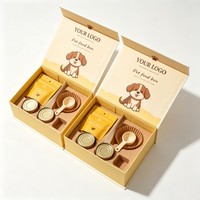 Boîte d'expédition en carton ondulé personnalisée pour aliments pour animaux de compagnie, boîte d'emballage pour aliments pour animaux, boîte à friandises pour animaux avec insert