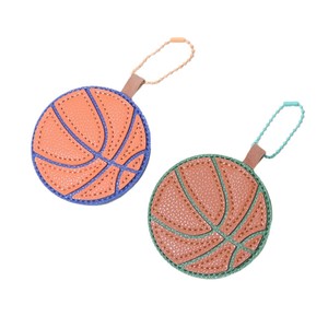 Llavero Versátil con Colgante de Baloncesto de Cuero PU Colorido, Diseño OEM/ODM 2025 - Product Image 4