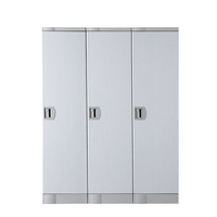 Casier de gym personnalisable Toppla avec serrure électronique, en plastique ABS, facile à nettoyer, résistant aux intempéries, couleurs personnalisables