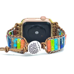 <span class=keywords><strong>Correa</strong></span> de pulsera para <span class=keywords><strong>Apple</strong></span> <span class=keywords><strong>Watch</strong></span> para mujer, 38mm, 41mm, 42mm, 45mm, joyería Bohemia, <span class=keywords><strong>correa</strong></span> de reloj de <span class=keywords><strong>piedra</strong></span> Natural - Product Image 6