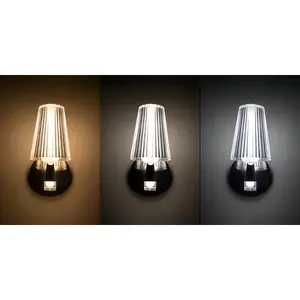 Lampade da parete per esterni cromate IP68 Color argento 12W Decorative a LED 3 toni