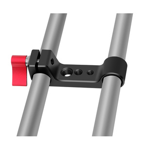 Adjustable Double Hole <b>Parallel</b> Tube <b>Clamp</b> Mount For Camera Stand Aluminum Alloy Outdoor Photography Accessory - Product Image 1