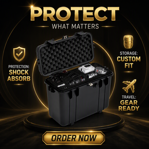 Caja de Herramientas Portátil de Plástico Resistente, Negra, con Diseño Impermeable IP67, a Prueba de Golpes y Polvo, Capacidad de <span class=keywords><strong>70L</strong></span>, OEM/ODM Disponible, Modelo 5017 - Product Image 1
