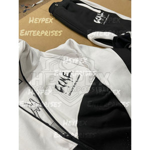 Chándal de invierno de nuevo diseño para hombre, chándal de algodón 100% transpirable, ropa deportiva de entrenamiento de talla grande - Product Image 6