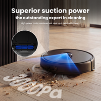 Nouvel Aspirateur Robot Électrique Intelligent 2026 pour Sols, avec Filtre HEPA, Contrôle via l'Application Tuya, Recharge Automatique, Nettoyage Humide et Sec