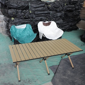 Mesa <span class=keywords><strong>Plegable</strong></span> de Hierro para Exteriores BONO HONGYI <span class=keywords><strong>BH</strong></span>-OC, Ultraligera, Portátil, Altura Ajustable, <span class=keywords><strong>Plegable</strong></span> para Playa, Camping, Picnic, Barbacoa - Product Image 6