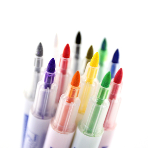 High Quality Custom Logo 24-Color Nylon <strong>Nib</strong> Marker Set Water-Based Permanent Ink Acrylic Pens for Glass &amp; Porcelain - Product Image 1