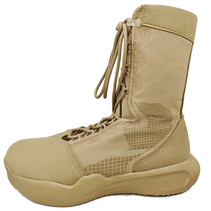 Lightweight Combat <strong>Boot</strong> for Men Breathable Ankle <strong>Boots</strong> with <strong>Zip</strong> Closure All Season for <strong>Work</strong> &amp; Motorcycles - Product Image 1