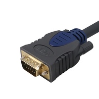 Haute qualité 3M 24k plaqué or Dvi Audio vidéo Kabel connecteur prise en charge 1080P moniteurs rapides 3 + 6 câble VGA