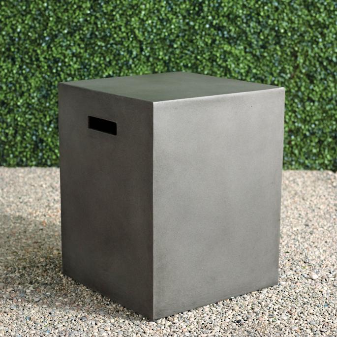 outdoor fire pit table furniture garden set natural gas propane table fire tank cover