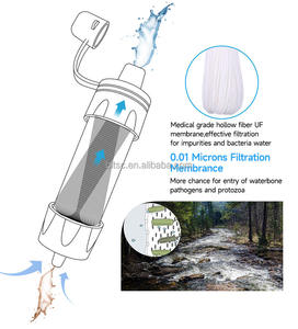 Viaggio escursionistico nuovo il più piccolo filtro per l'acqua o purificatore portatile per turisti bottiglie d'acqua filtro acqua Mini Sawyer filtro esterno - Product Image 3